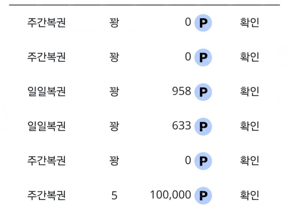 와우 주복 당첨되긴하네요ㅎ